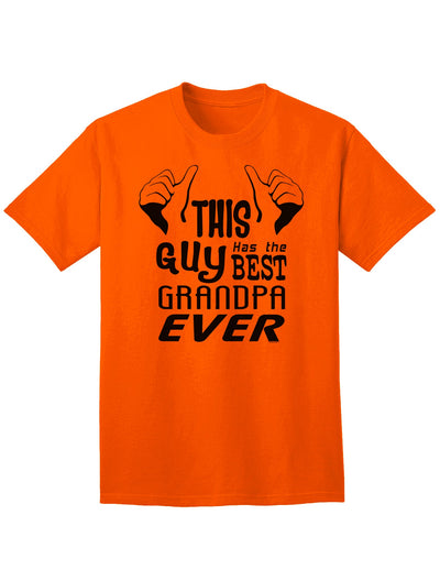 Top-Quality Adult T-Shirt Celebrating the Extraordinary Grandfather-Mens T-shirts-TooLoud-Orange-Small-Davson Sales