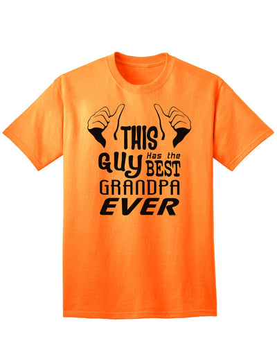 Top-Quality Adult T-Shirt Celebrating the Extraordinary Grandfather-Mens T-shirts-TooLoud-Neon-Orange-Small-Davson Sales