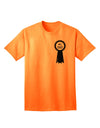 Top-Rated Father's Day Award Ribbon Adult T-Shirt-Mens T-shirts-TooLoud-Neon-Orange-Small-Davson Sales