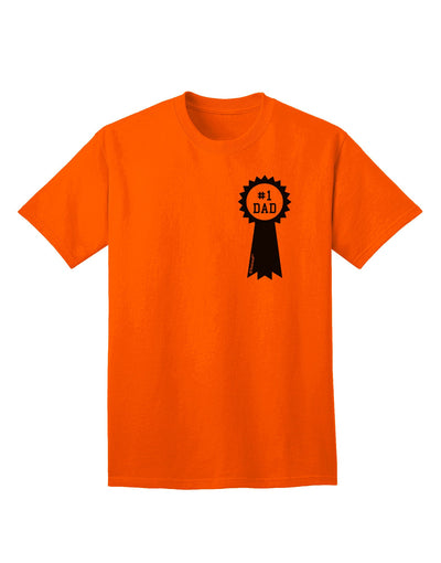 Top-Rated Father's Day Award Ribbon Adult T-Shirt-Mens T-shirts-TooLoud-Orange-Small-Davson Sales