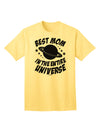 Top-rated Adult T-Shirt: Celebrate the Extraordinary Mother with Best Mom in the Entire Universe Design by TooLoud-Mens T-shirts-TooLoud-Yellow-Small-Davson Sales