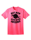 Top-rated Adult T-Shirt: Celebrate the Extraordinary Mother with Best Mom in the Entire Universe Design by TooLoud-Mens T-shirts-TooLoud-Neon-Pink-Small-Davson Sales