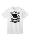 Top-rated Adult T-Shirt: Celebrate the Extraordinary Mother with Best Mom in the Entire Universe Design by TooLoud-Mens T-shirts-TooLoud-White-Small-Davson Sales