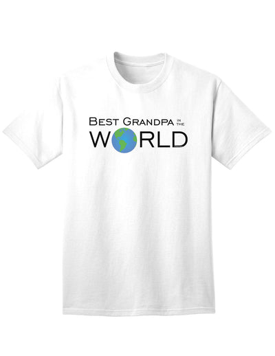 Top-rated Adult T-Shirt Celebrating the World's Greatest Grandfather-Mens T-shirts-TooLoud-White-Small-Davson Sales