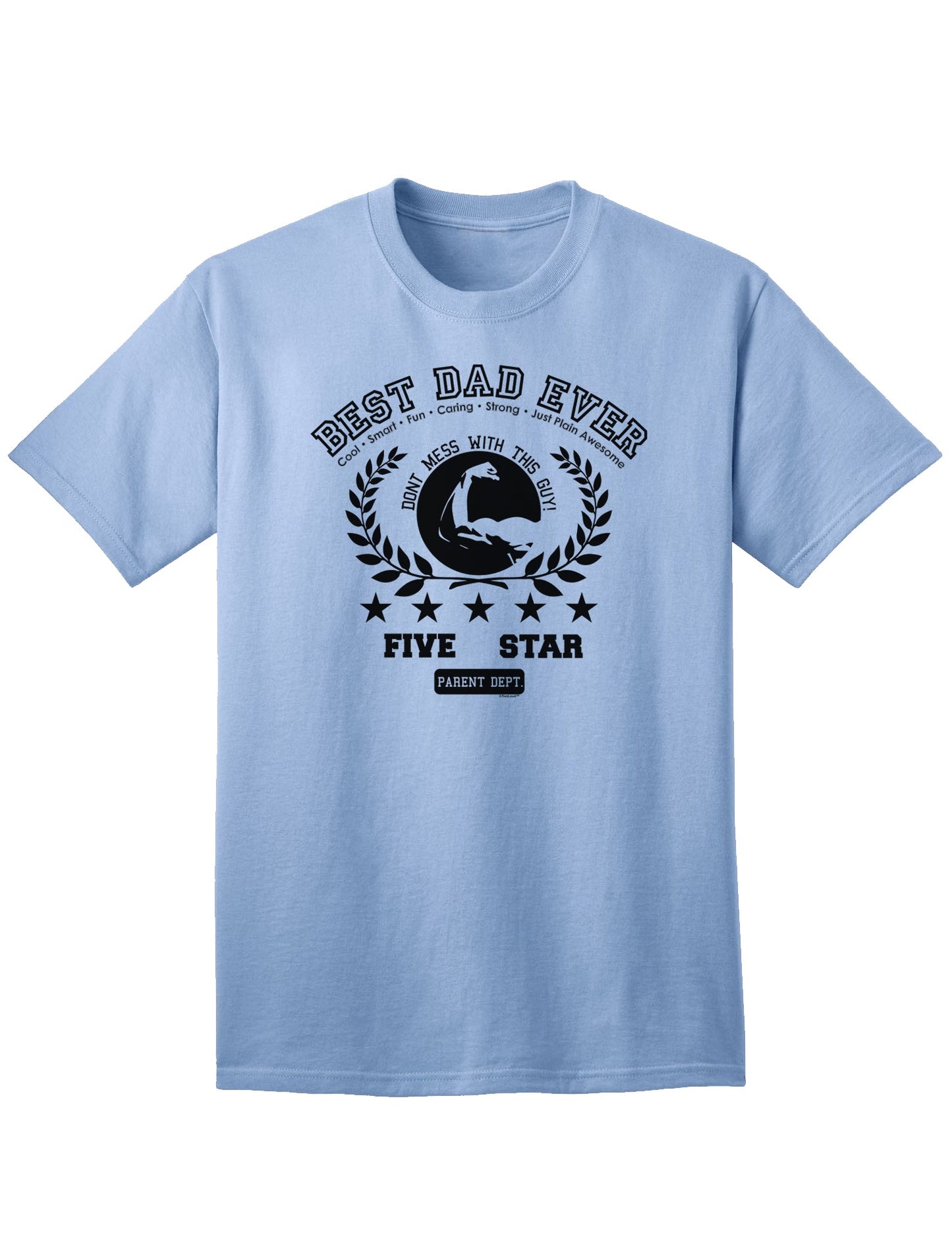 Top-rated Collegiate Adult T-Shirt for the Best Dad-Mens T-shirts-TooLoud-Light-Blue-Small-Davson Sales