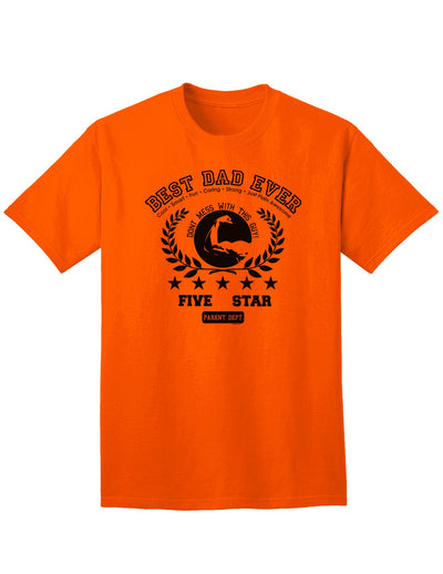 Top-rated Collegiate Adult T-Shirt for the Best Dad-Mens T-shirts-TooLoud-Orange-Small-Davson Sales