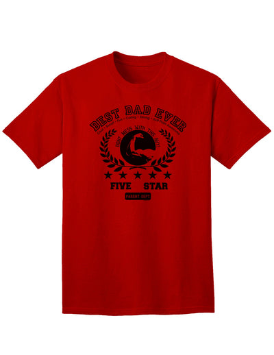 Top-rated Collegiate Adult T-Shirt for the Best Dad-Mens T-shirts-TooLoud-Red-Small-Davson Sales