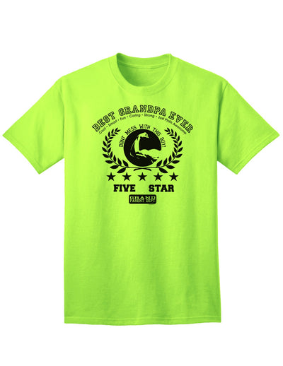 Top-rated Collegiate Adult T-Shirt for the Best Grandpa-Mens T-shirts-TooLoud-Neon-Green-Small-Davson Sales