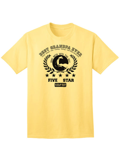 Top-rated Collegiate Adult T-Shirt for the Best Grandpa-Mens T-shirts-TooLoud-Yellow-Small-Davson Sales