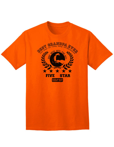 Top-rated Collegiate Adult T-Shirt for the Best Grandpa-Mens T-shirts-TooLoud-Orange-Small-Davson Sales