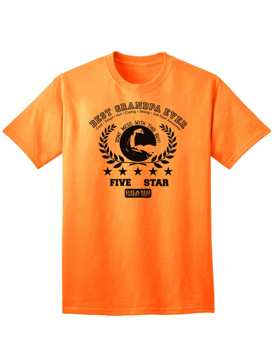 Top-rated Collegiate Adult T-Shirt for the Best Grandpa-Mens T-shirts-TooLoud-Neon-Orange-Small-Davson Sales