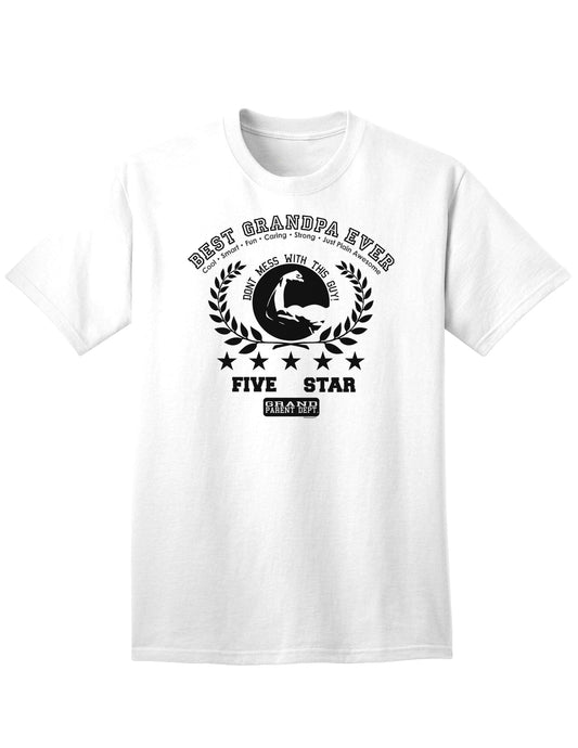 Top-rated Collegiate Adult T-Shirt for the Best Grandpa-Mens T-shirts-TooLoud-White-Small-Davson Sales