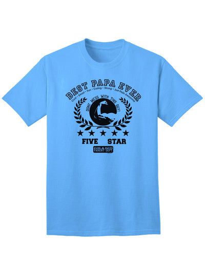 Top-rated Collegiate Adult T-Shirt for the Best Papa-Mens T-shirts-TooLoud-Aquatic-Blue-Small-Davson Sales