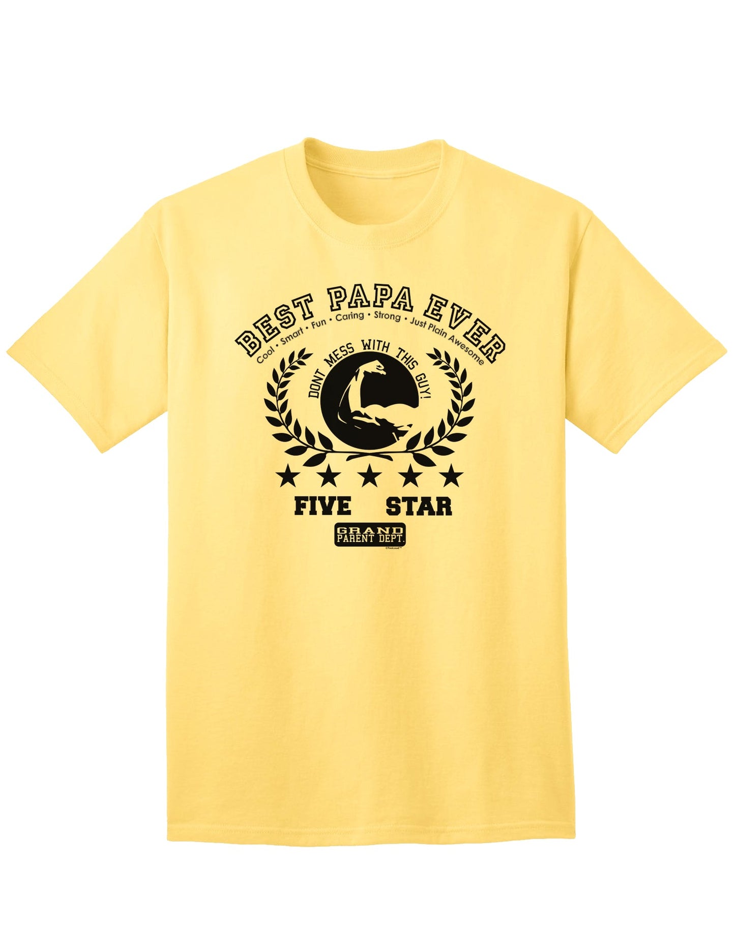Top-rated Collegiate Adult T-Shirt for the Best Papa-Mens T-shirts-TooLoud-Yellow-Small-Davson Sales