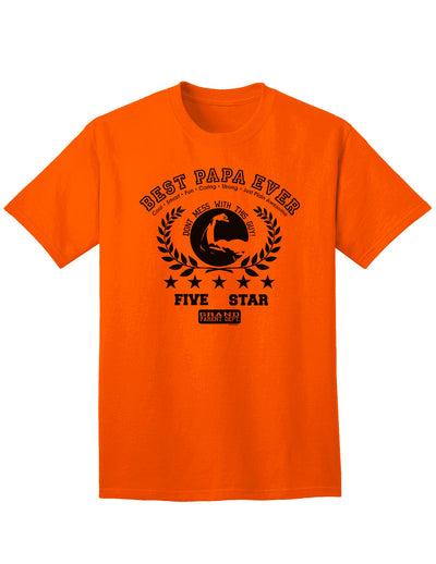 Top-rated Collegiate Adult T-Shirt for the Best Papa-Mens T-shirts-TooLoud-Orange-Small-Davson Sales