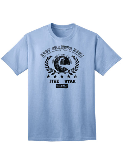 Top-rated Distressed Collegiate Adult T-Shirt - Ideal Gift for Grandfathers-Mens T-shirts-TooLoud-Light-Blue-Small-Davson Sales