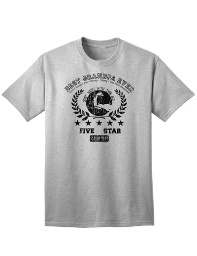 Top-rated Distressed Collegiate Adult T-Shirt - Ideal Gift for Grandfathers-Mens T-shirts-TooLoud-AshGray-Small-Davson Sales