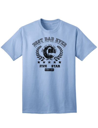 Top-rated Distressed Collegiate Adult T-Shirt for the Ultimate Father-Mens T-shirts-TooLoud-Light-Blue-Small-Davson Sales