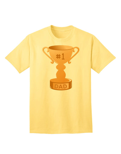 Top-rated Father Trophy Adult T-Shirt-Mens T-shirts-TooLoud-Yellow-Small-Davson Sales