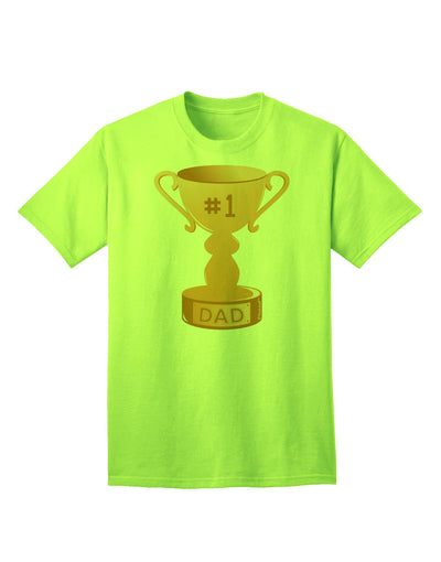 Top-rated Father Trophy Adult T-Shirt-Mens T-shirts-TooLoud-Neon-Green-Small-Davson Sales