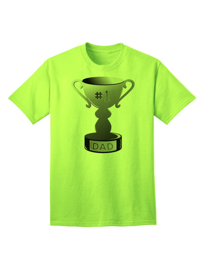 Top-rated Father's Day Trophy Design - Classic Gray Adult T-Shirt-Mens T-shirts-TooLoud-Neon-Green-Small-Davson Sales