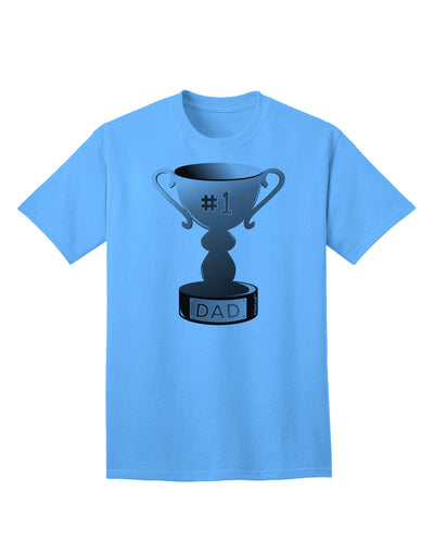 Top-rated Father's Day Trophy Design - Classic Gray Adult T-Shirt-Mens T-shirts-TooLoud-Aquatic-Blue-Small-Davson Sales