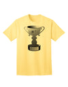 Top-rated Father's Day Trophy Design - Classic Gray Adult T-Shirt-Mens T-shirts-TooLoud-Yellow-Small-Davson Sales