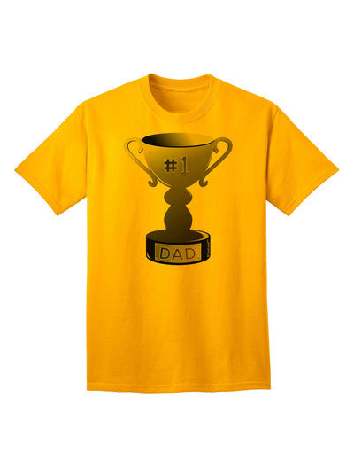 Top-rated Father's Day Trophy Design - Classic Gray Adult T-Shirt-Mens T-shirts-TooLoud-Gold-Small-Davson Sales