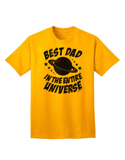 Top-rated Galaxy Print Adult T-Shirt for the Ultimate Dad-Mens T-shirts-TooLoud-Gold-Small-Davson Sales