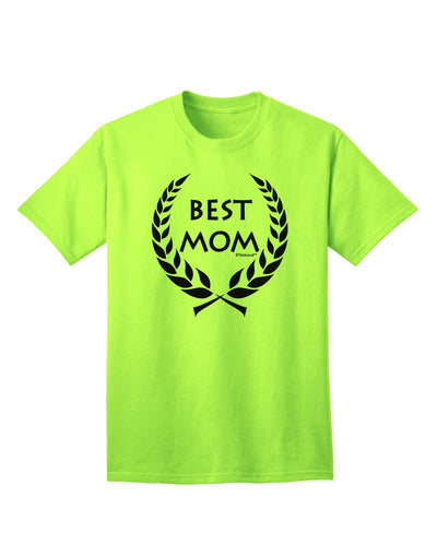 Top-rated Mother's Day Wreath Design Adult T-Shirt by TooLoud-Mens T-shirts-TooLoud-Neon-Green-Small-Davson Sales