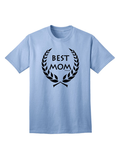 Top-rated Mother's Day Wreath Design Adult T-Shirt by TooLoud-Mens T-shirts-TooLoud-Light-Blue-Small-Davson Sales