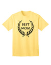 Top-rated Mother's Day Wreath Design Adult T-Shirt by TooLoud-Mens T-shirts-TooLoud-Yellow-Small-Davson Sales