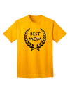 Top-rated Mother's Day Wreath Design Adult T-Shirt by TooLoud-Mens T-shirts-TooLoud-Gold-Small-Davson Sales