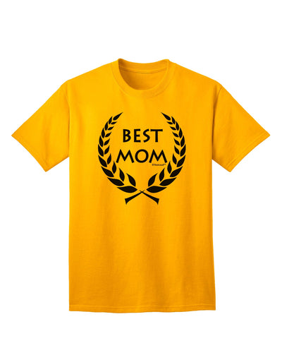 Top-rated Mother's Day Wreath Design Adult T-Shirt by TooLoud-Mens T-shirts-TooLoud-Gold-Small-Davson Sales