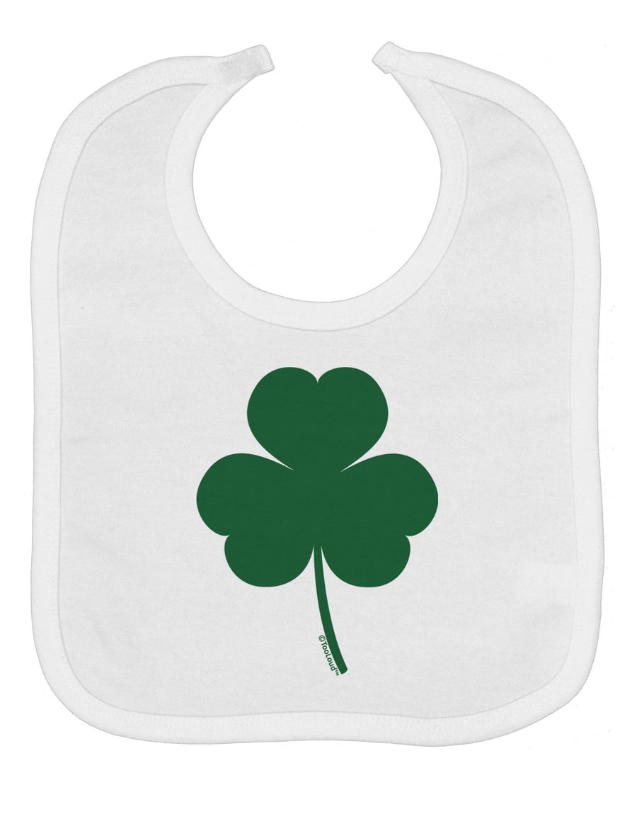 Traditional Irish Shamrock Baby Bib