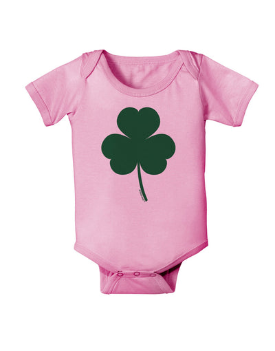 Traditional Irish Shamrock Baby Romper Bodysuit-Baby Romper-TooLoud-Light-Pink-06-Months-Davson Sales