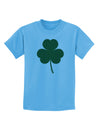 Traditional Irish Shamrock Childrens T-Shirt-Childrens T-Shirt-TooLoud-Aquatic-Blue-X-Small-Davson Sales