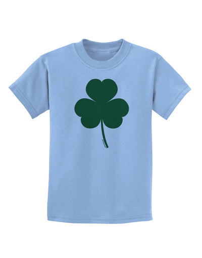Traditional Irish Shamrock Childrens T-Shirt-Childrens T-Shirt-TooLoud-Light-Blue-X-Small-Davson Sales