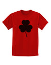 Traditional Irish Shamrock Childrens T-Shirt-Childrens T-Shirt-TooLoud-Red-X-Small-Davson Sales