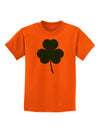 Traditional Irish Shamrock Childrens T-Shirt-Childrens T-Shirt-TooLoud-Orange-X-Small-Davson Sales