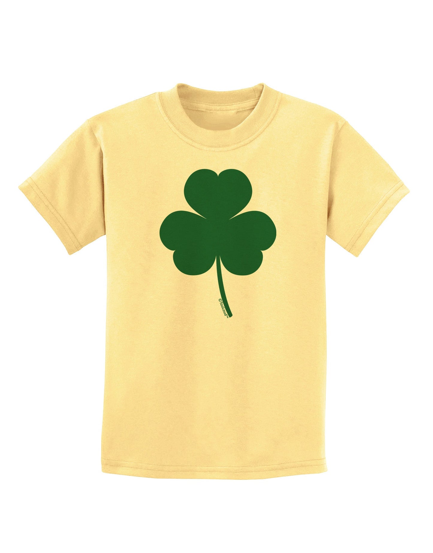 Traditional Irish Shamrock Childrens T-Shirt-Childrens T-Shirt-TooLoud-Daffodil-Yellow-X-Small-Davson Sales