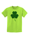 Traditional Irish Shamrock Childrens T-Shirt-Childrens T-Shirt-TooLoud-Lime-Green-X-Small-Davson Sales