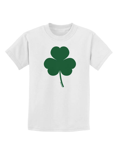 Traditional Irish Shamrock Childrens T-Shirt-Childrens T-Shirt-TooLoud-White-X-Small-Davson Sales