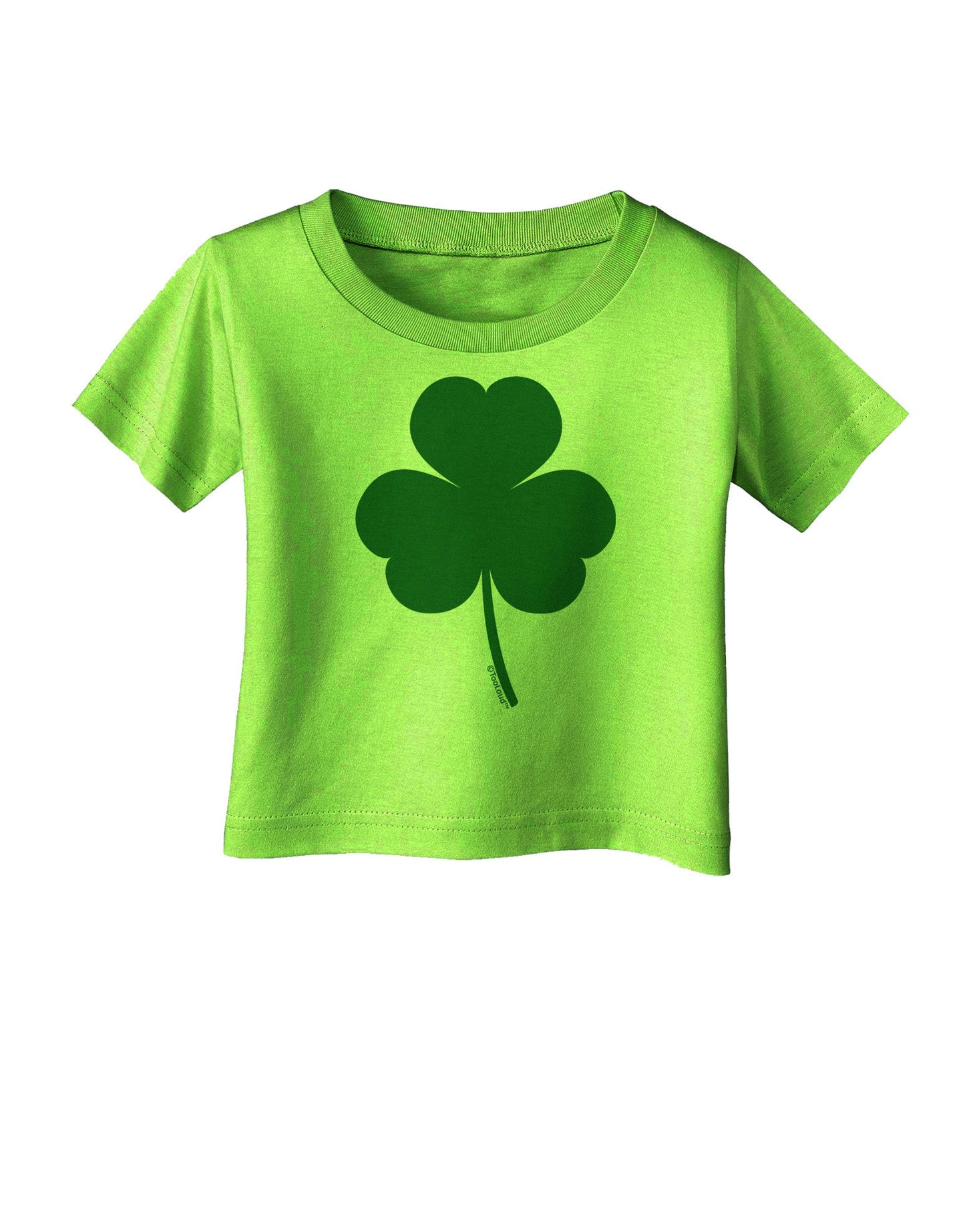Traditional Irish Shamrock Infant T-Shirt-Infant T-Shirt-TooLoud-Lime-Green-06-Months-Davson Sales