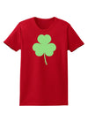 Traditional Irish Shamrock Womens Dark T-Shirt-TooLoud-Red-X-Small-Davson Sales