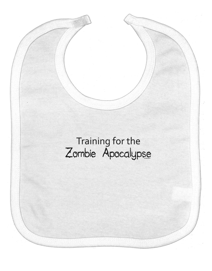 Training for the Zombie Apocalypse Baby Bib