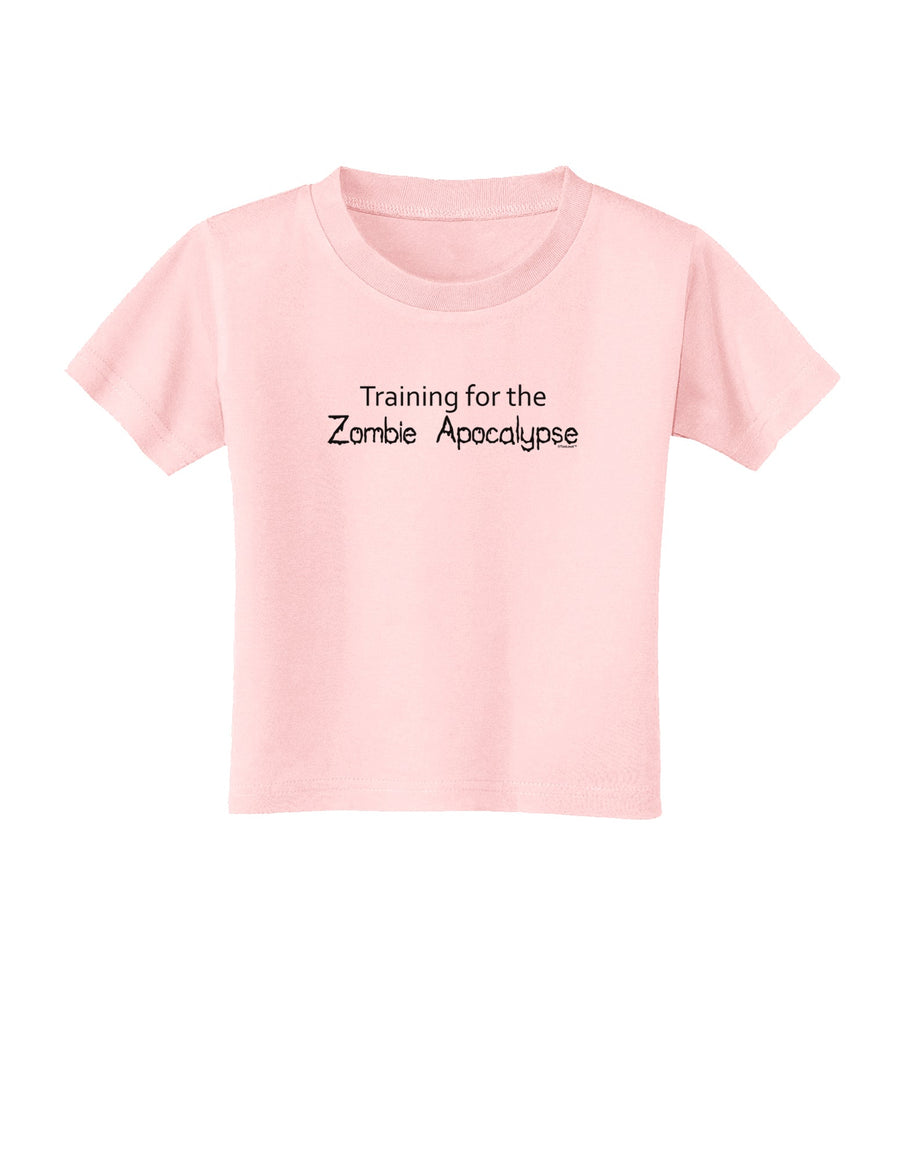 Training for the Zombie Apocalypse Toddler T-Shirt-Toddler T-Shirt-TooLoud-White-2T-Davson Sales