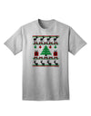 Tree with Gifts Ugly Christmas Sweater Adult T-Shirt-Mens T-Shirt-TooLoud-AshGray-Small-Davson Sales