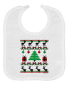 Tree with Gifts Ugly Christmas Sweater Baby Bib