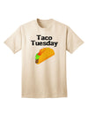 Trendy Taco Tuesday Adult T-Shirt with Unique Design by TooLoud-Mens T-shirts-TooLoud-Natural-Small-Davson Sales